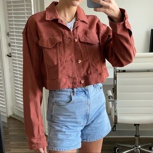 DL1961 x Marianna Hewitt Annie Cropped Jacket